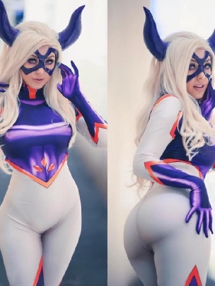 Femal Catsuuits My Hero Academia Mt Lady One-piece Bodysuits Cosplay Catsuit Second-skin Costume Costume