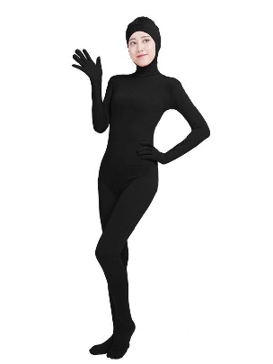 Halloween Costume Full Body Lycra Spandex Zentai Suit Catsuit Second-skin Costume Face Opened