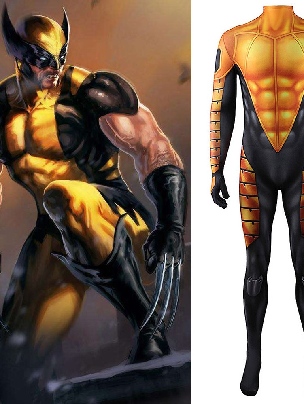Superhero Halloween Zentai Costume DC Wolverine Stage Zentai Costume