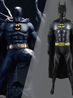 the Flash Movie Michael Keaton Costume Catsuit Zentai Superhero Cosplay One-piece Tights Cos Costume